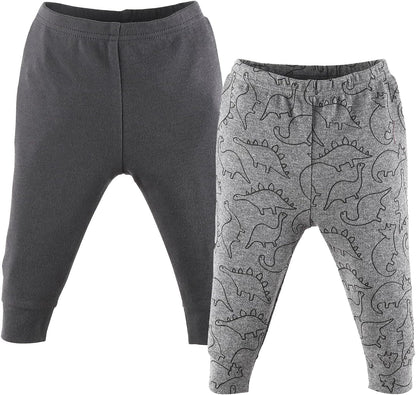 Baby Pants for Boys, 5 Pack Set, Camo Dinosaur, Newborn to 24 Month Sizes